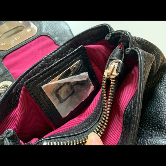 Auth OR by Oroton black leather crossbody bag - Picture 15 of 16